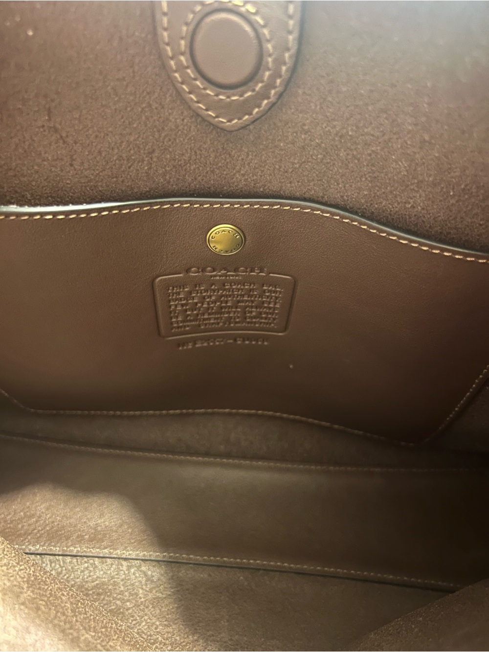 Coach Brooklyn Shoulder Bag 28 in maple - Picture 11 of 11